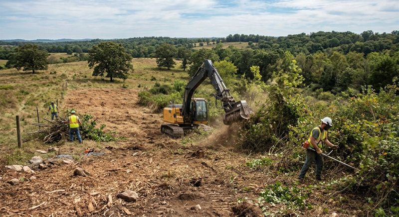 Pool Land Clearing in Katy, TX
